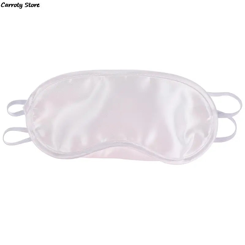 1PC Silk Eye Mask Eyeshade Cover Shade Soft Blindfold Travel Eyepatch Natural Sleeping Eye Patch Sleep Mask Women Men