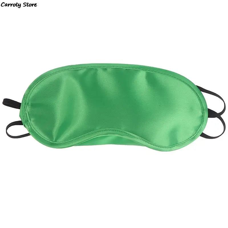 1PC Silk Eye Mask Eyeshade Cover Shade Soft Blindfold Travel Eyepatch Natural Sleeping Eye Patch Sleep Mask Women Men