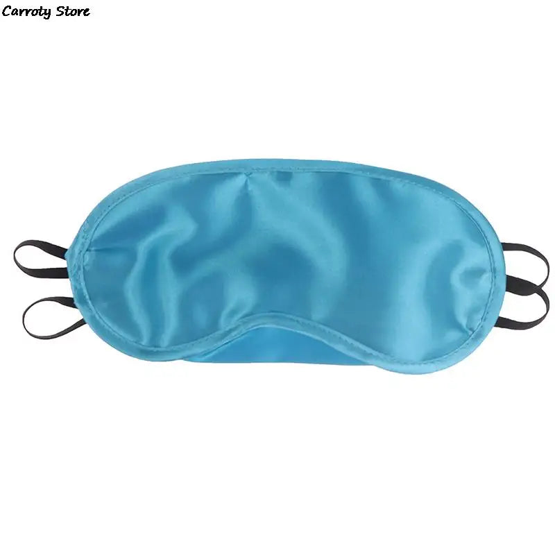 1PC Silk Eye Mask Eyeshade Cover Shade Soft Blindfold Travel Eyepatch Natural Sleeping Eye Patch Sleep Mask Women Men