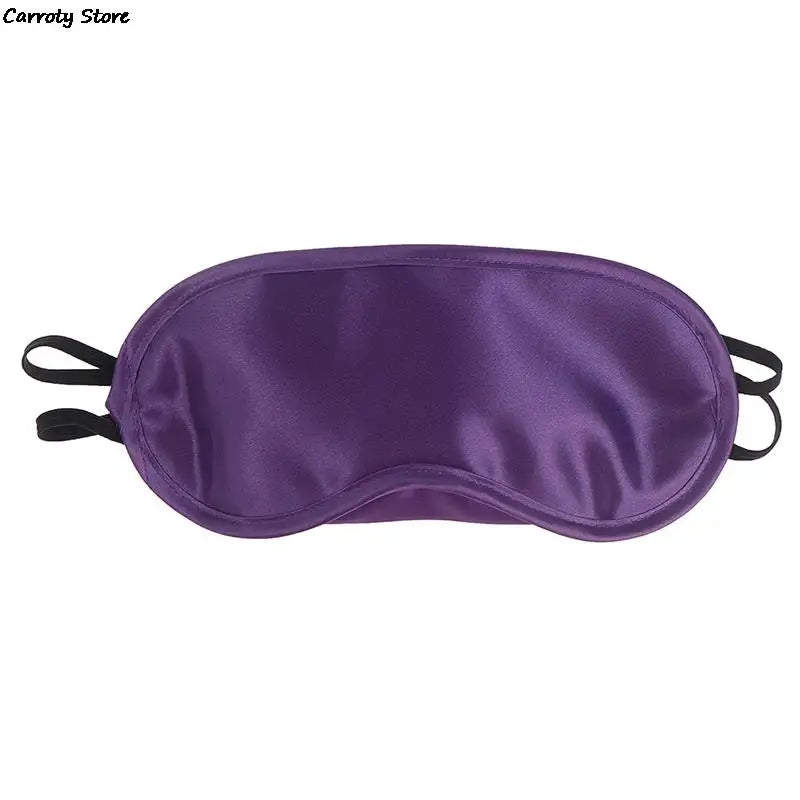 1PC Silk Eye Mask Eyeshade Cover Shade Soft Blindfold Travel Eyepatch Natural Sleeping Eye Patch Sleep Mask Women Men