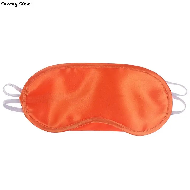 1PC Silk Eye Mask Eyeshade Cover Shade Soft Blindfold Travel Eyepatch Natural Sleeping Eye Patch Sleep Mask Women Men