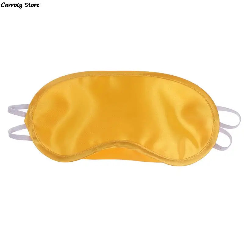 1PC Silk Eye Mask Eyeshade Cover Shade Soft Blindfold Travel Eyepatch Natural Sleeping Eye Patch Sleep Mask Women Men