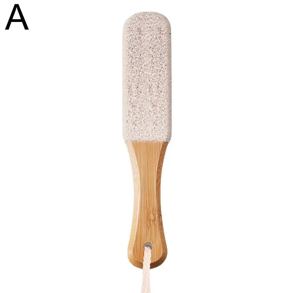 1PCS Professional Pedicure Rasp Tool For Dead Skin Crack Heels Beech Wood Foot File Rasp Callus Remover Foot Scrubber